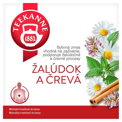 TEEKANNE Žalúdok a črevá, bylinná zmes, 10 vrecúšok