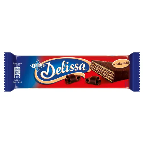 ORION Delissa oblátka s kakaovou náplňou máčaná v horkej čokoláde