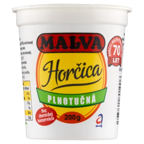 Malva Plnotučná horčica
