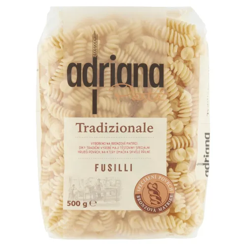 Adriana Pasta Tradizionale Fusilli cestovina semolinová sušená