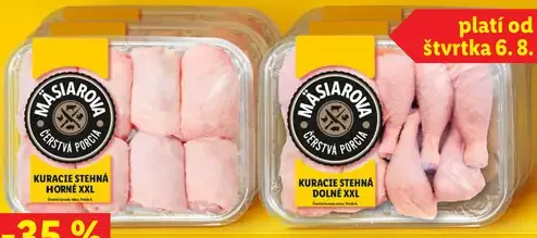 Mäsiarová kuracie stehná XXL – horné a dolné