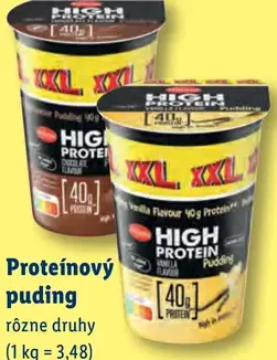 Pilos proteínový puding rôzne druhy