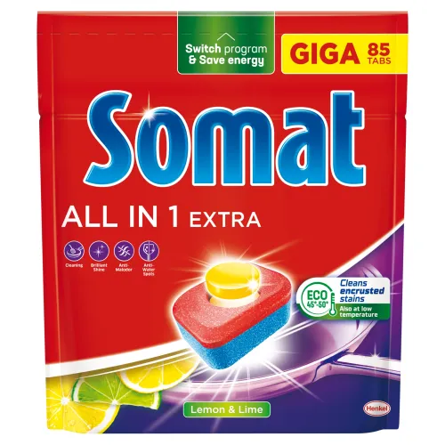 Somat All in 1 Extra Lemon & Lime kapsuly do umývačky riadu