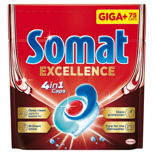 Somat Excellence 4in1 kapsuly do umývačky riadu