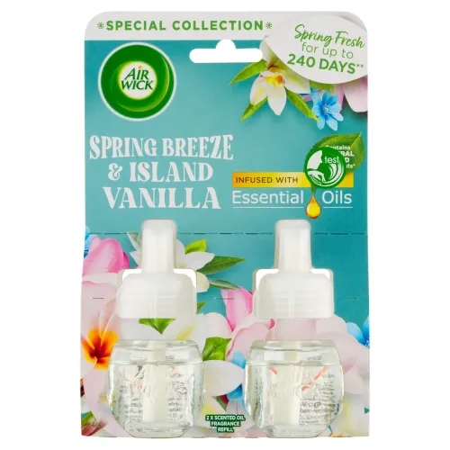 Air Wick Essential Oils Náplň do elektrického osviežovača vzduchu jarný vánok duo 2 x
