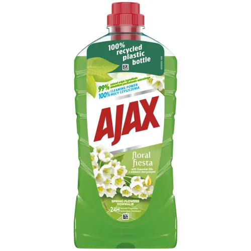 Ajax Floral Fiesta Flower of Spring univerzálny čistiaci prostriedok zelený