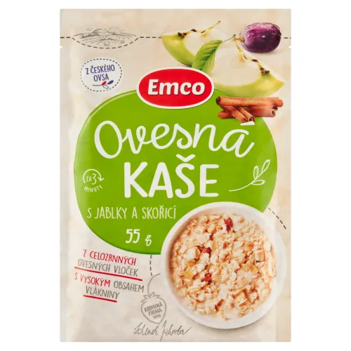 Emco Ovsená kaša s jablkami a škoricou