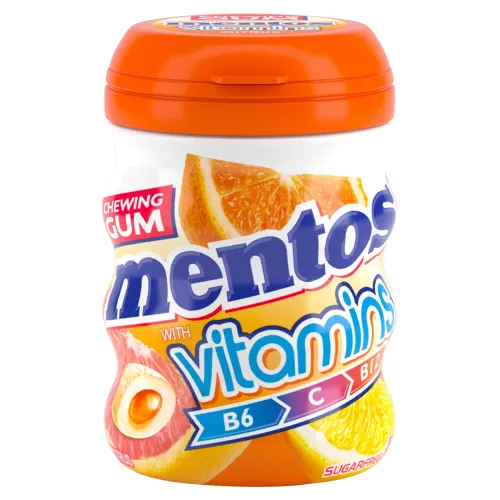 Mentos Vitamins Citrus žuvačky