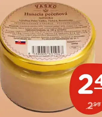 Vaško husacia pečeňová nátierka
