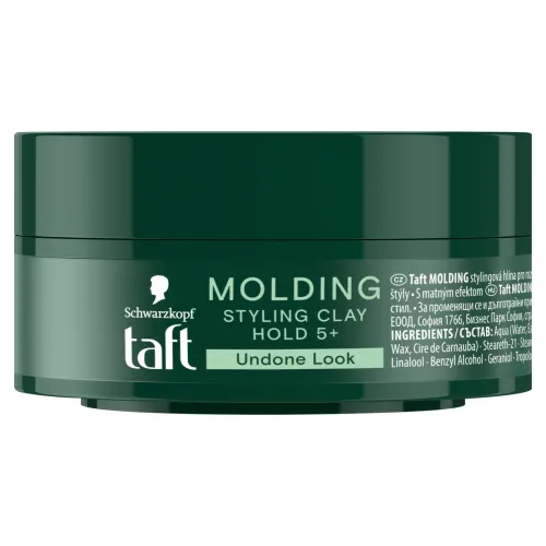 Schwarzkopf Taft Molding stylingová hlina pre neupravený vzhľad