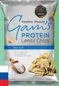Gam's proteinové šošovicové lupienky – viac druhov