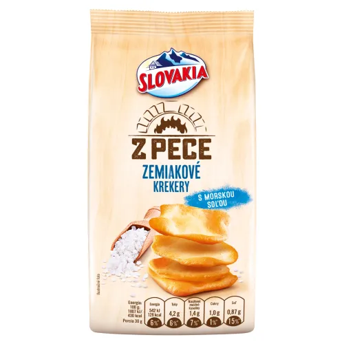 Slovakia Z Pece Zemiakové krekery s morskou soľou