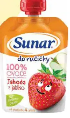 Sunar do ručičky 100 % ovocie, rôzne druhy