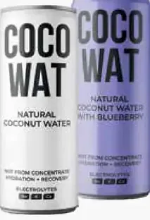 Coco Wat kokosová voda – rôzne druhy