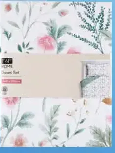 F&F Home posteľná súprava, rozmery 70 × 90 cm a 140 × 200 cm; bežná cena 18,49 €, Clubcard cena 12,94 €