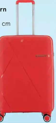 Bern kufor kabínový, červený, rozmery 56 × 38 × 22 cm; bežná cena 47,99 €, Clubcard cena 37,99 €