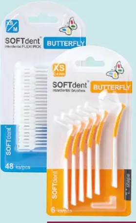 SOFTdent Butterfly medzizubné kefky
