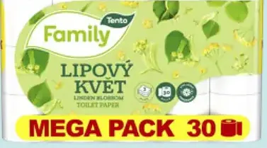 Tento Lipový kvet toaletný papier 3-vrstvý