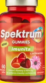 Walmart Spektrum Gummies Imunita komplex vitamínov a minerálov s extraktom z echinacey