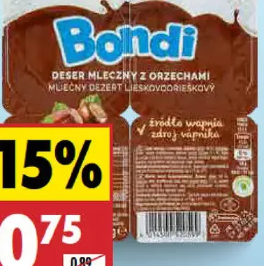Bondi mliečny dezert s orieškami