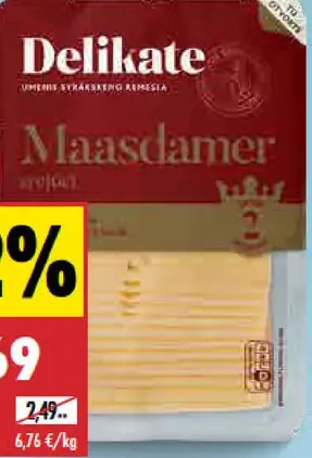 Maasdamer plátky Delikate