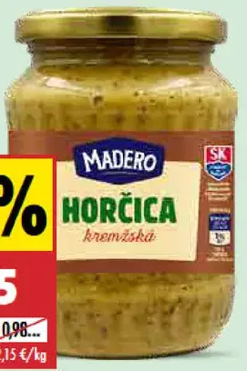 Horčica kremžská Madero