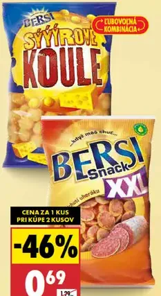 Bersi syrové gule s príchuťou uherskej salámy