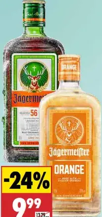 Jägermeister 35 % a Jägermeister Orange 33 %