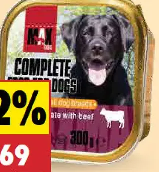 Max Dog hovädzia vanička pre psy