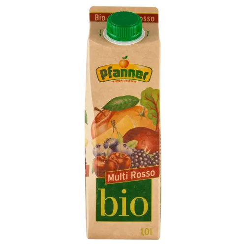 Pfanner Multi Rosso bio viacdruhový ovocno-zeleninový nápoj