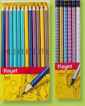 Kayet Súprava ceruziek s gumou