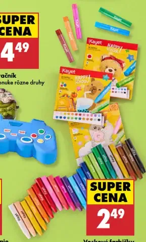 Kayet voskové farbičky, v ponuke rôzne druhy