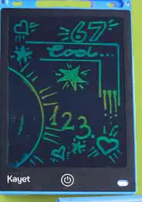 Kayet detský LCD panel na písanie a kreslenie, v ponuke rôzne farby