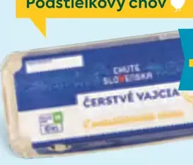 Chute Slovenska podstielkové vajcia