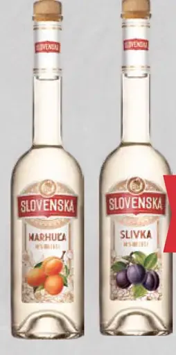 Slovenská liehovina marhuľa a slivka