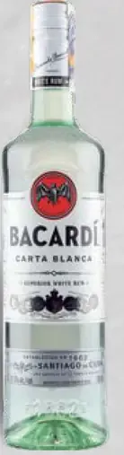 Bacardi Carta Blanca a Bacardi Spiced