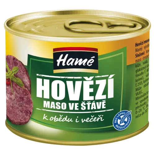 Hamé Hovädzie mäso v šťave