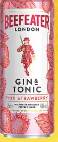 Beefeater Gin & Tonic Pink Strawberry 4,9 %
