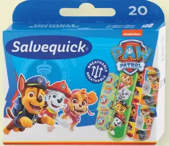 Salvequick detské náplasti PAW PATROL