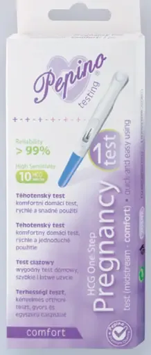 Pepino comfort tehotenský test