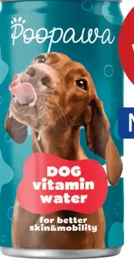 Poopawa vitamínová voda pre psov