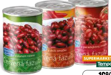 Fazuľa červená, 3 druhy