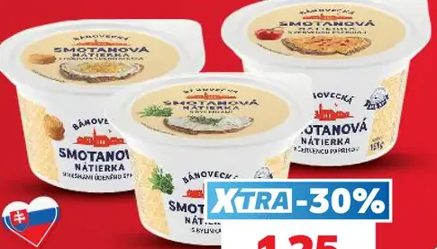 Bánovecká smotanová nátierka, rôzne druhy