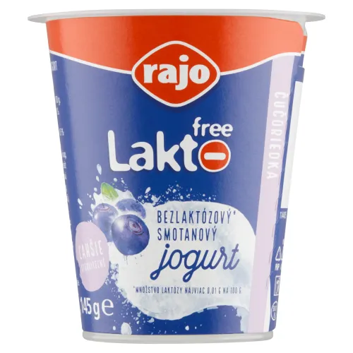Rajo Lakto Free Smotanový jogurt čučoriedka