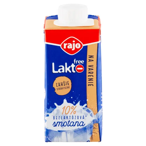 Rajo Lakto Free Bezlaktózová smotana na varenie 10%