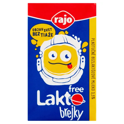 Rajo Lakto Free Brejky plnotučné bezlaktózové mlieko 3,5 %