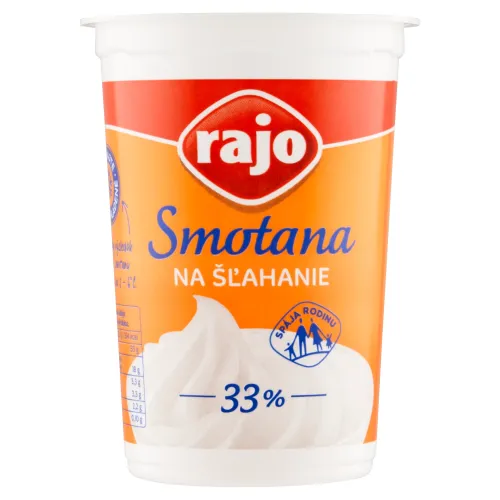 Rajo Smotana na šľahanie 33%