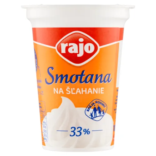 Rajo Smotana na šľahanie 33%