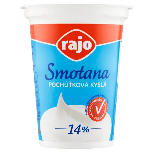 Rajo Smotana pochúťková kyslá 14%
