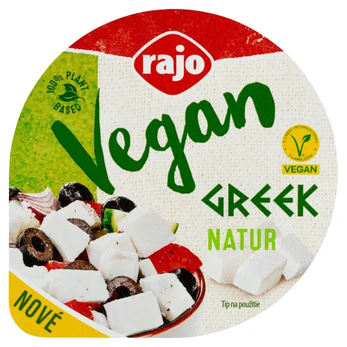 Rajo Vegan Greek Natur s rastlinným tukom